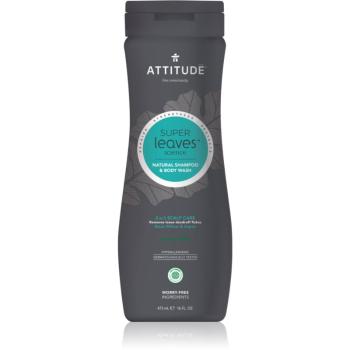 Attitude Super Leaves Scalp Care Black Willow & Aspen 2 in 1 gel de dus si sampon pentru barbati 473 ml