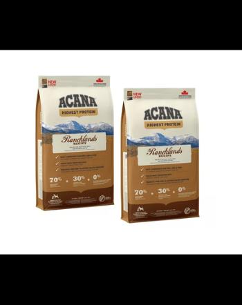 ACANA Ranchlands Dog hrana uscata caini toate rasele, varstele 22,8 kg (2 x 11,4 kg)