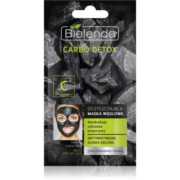 Bielenda Carbo Detox Active Carbon Masca de curățare cu cărbune pentru ten gras și mixt 8 g