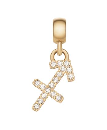 Daniel Wellington Pandantiv placat cu aur, cu cristale, zodia Săgetător Crystal Zodiac DW00400765