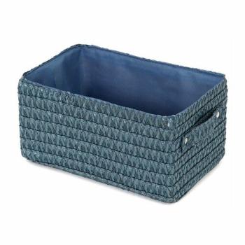 Coș de depozitare Compactor LILOU, 23 x15 x 12 cm, albastru, albastru