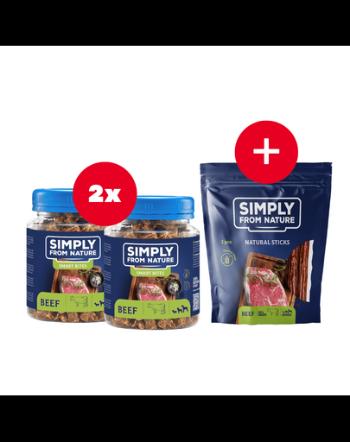 SIMPLY FROM NATURE Smart Bites recompensa cu vita 2 x 130 g + snack GRATIS