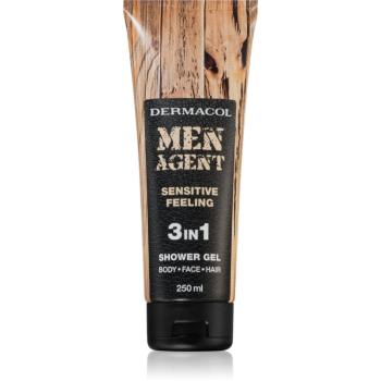 Dermacol Men Agent Sensitive Feeling gel de duș 3 in 1 250 ml