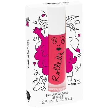 Nailmatic Kids Rollette lip gloss pentru copii culoare Raspberry 6,5 ml