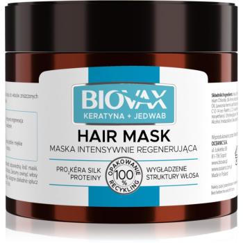 L’biotica Biovax Keratin & Silk masca pentru regenerare pentru par aspru. 250 ml