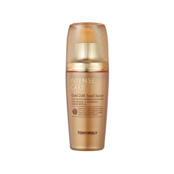 Tony Moly Ser pentru piele cu efect anti-îmbătrânire Intense Care Gold 24K Snail (Serum) 35 ml