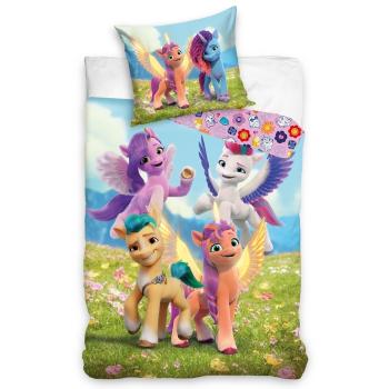 Lenjerie de pat din bumbac pentru copii My LittlePony New Generation, 140 x 200 cm, 70 x 90 cm