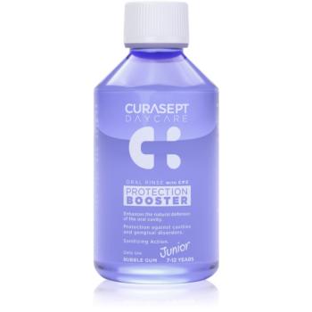 Curasept Daycare Protection Junior Booster apă de gură pentru copii 7-12 years Bubble Gum 250 ml