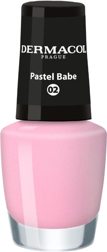 Körömlakk DERMACOL körömlakk Mini Pastel Babe No.02