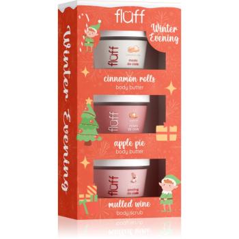 Fluff Winter Evening set cadou nutritie si hidratare