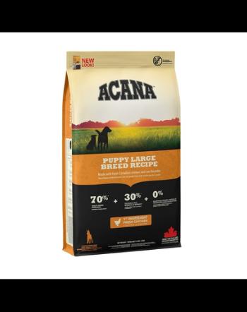 ACANA Puppy Large Breed Recipe hrana uscata caini juniori de talie mare 11.4 kg