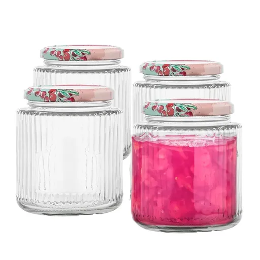 Borcane de conservare Altom cu capac și etichetă 350 ml, 4 buc, 350 ml