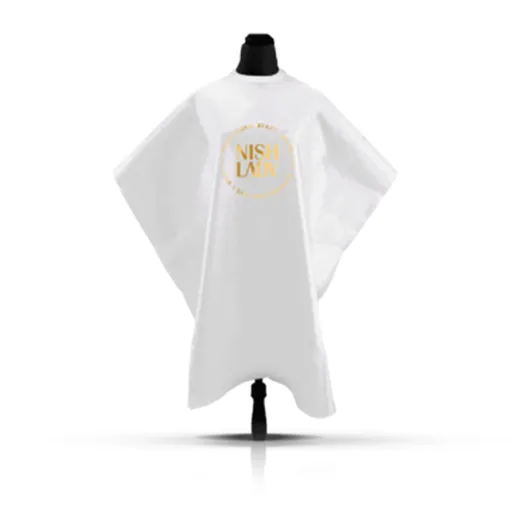 Pelerina Frizerie/Coafor - Alb, NISH LADY