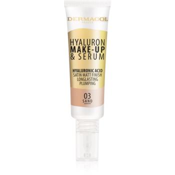 Dermacol Hyaluron make-up cu textura usoara cu acid hialuronic culoare 03 Sand 25 g