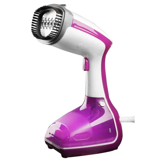 Aparat de calacat vertical cu aburi Oliver Voltz OV51051A, 1000W, 280 ml, 10g/min, Alb/Roz