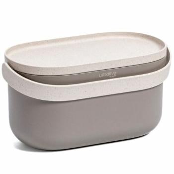 Recipient pentru deșeuri biologice Plastia cucadru și saci, taupe cu zaț de cafea, 3,1 l, maro