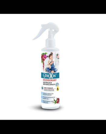 Deodorant mirosuri caini FREXIN 200g cu rodie si aloe