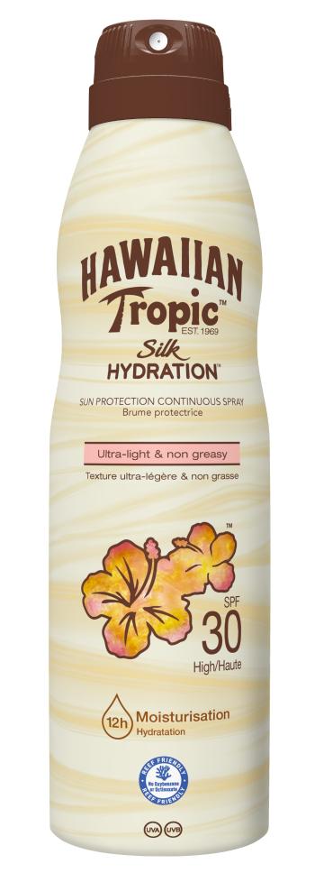 Hawaiian Tropic Spray pentru bronzare Silk Hydration Spray SPF 30 (Sun Protection Continuous Spray) 177 ml