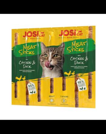 JOSERA JosiCat Meat Sticks cu pui si rata pentru pisici 35g