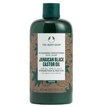 The Body Shop Balsam fără clătire pentru păr creț și ondulat Jamaican Black Castor Oil (Cleansing Conditioner) 400 ml