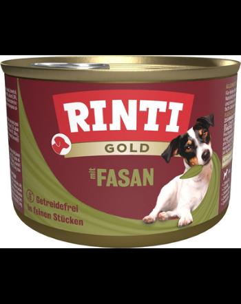 RINTI Gold Pheasant Mini hrana cu fazan pentru caini 185 g