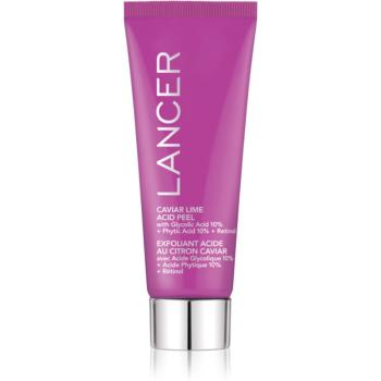 LANCER Caviar Lime Acid Peel crema exfolianta pentru luminozitate si hidratare 15 ml