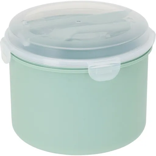 Cutie de prânz EH cu recipient de sos șitacâmuri, verde, verde