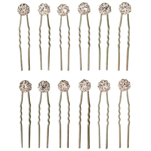 Ace Pentru Coc Aurii Model Floral - Set 12 - 28475450