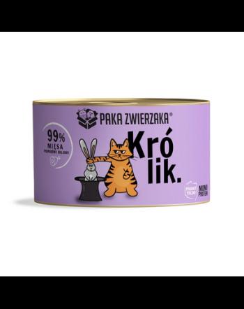 PAKA ZWIERZAKA Hrana umeda cu iepure pentru pisici 200 g