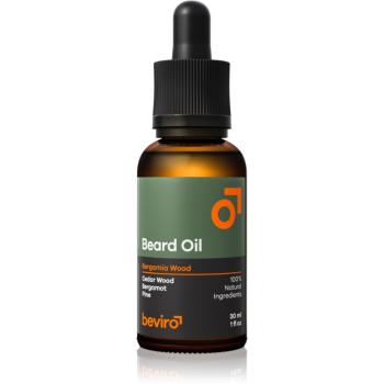 Beviro Bergamia Wood ulei pentru barba cu miros de lemn 30 ml