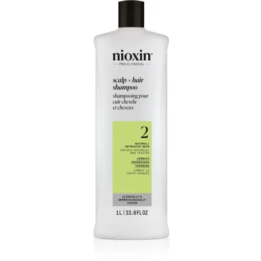 Nioxin System 2 Scalp + Hair Shampoo șampon impotriva subtierii parului 1000 ml