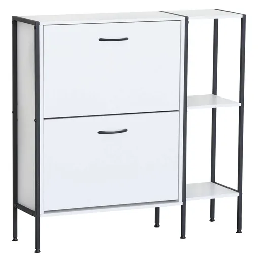 Botník SOVIO, 2 etaje, alb