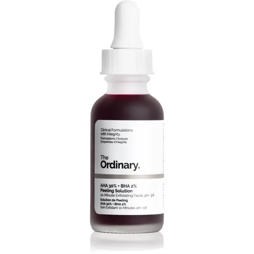 The Ordinary AHA 30% + BHA 2% Peeling Solution solutie cu efect exfoliant 30 ml