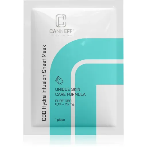 Canneff Balance CBD Hydra Infusion Sheet Mask mască textilă hidratantă 1 buc
