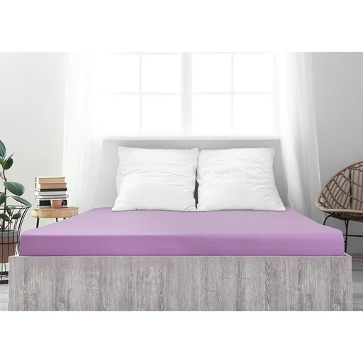 Cearșaf de pat 4Home jersey Ideal violet , 100 x 200 cm, mov, 100 x 200 cm