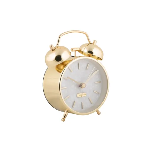 Karlsson 6009GD ceas cu alarmă de design auriu,diametru 12 cm, auriu