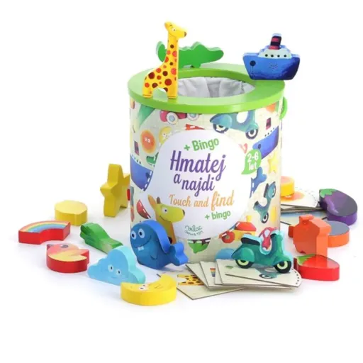 Vilac Touch and Find Game jucărie cu activități 2y+ 41 buc