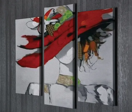 Tablou decorativ, UC51, 45 x 20 cm, Multicolor