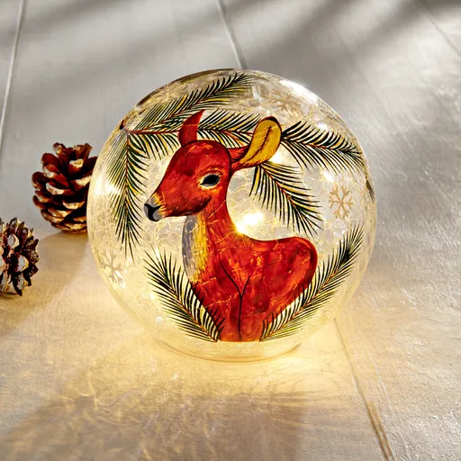 Sticlă cu LED-uri "Deer"