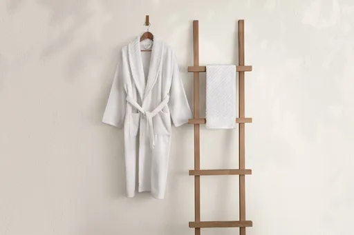 Set halate de baie, L'essentiel Maison, 1054A-007-1, Alb