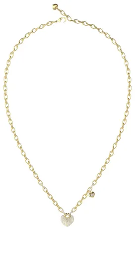 Guess Colier placat cu aur cu inimi Crazy In Love JUBN05212JWYGT/U