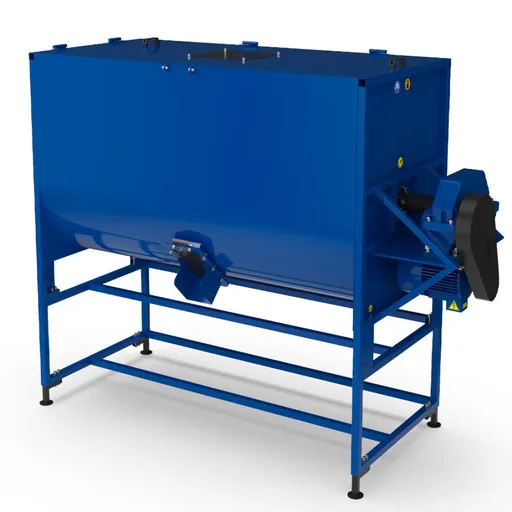 Amestecator orizontal VIHR-2000, 2000 litri, 7.5 Kw, 380v, TMC Ucraina