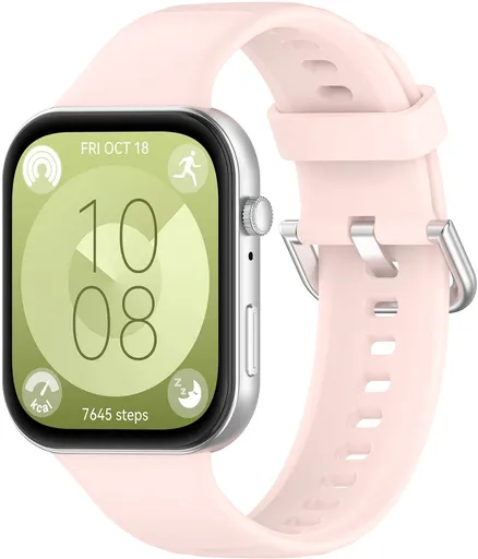 4wrist Curea din silicon pentru Huawei Fit 3 - Pink