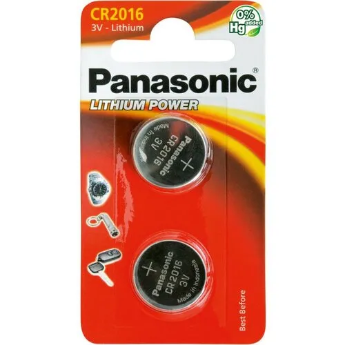 Panasonic Set de baterii CR-2016/2BP, 2 buc.