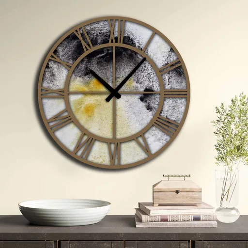 Ceas de perete, 5050MS-012, ø50 cm, Multicolor