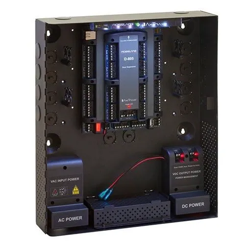 Centrala control acces, 6 cititoare, max. 72 usi pe aceeasi centrala prin module de extensie Rosslare AC-825IP