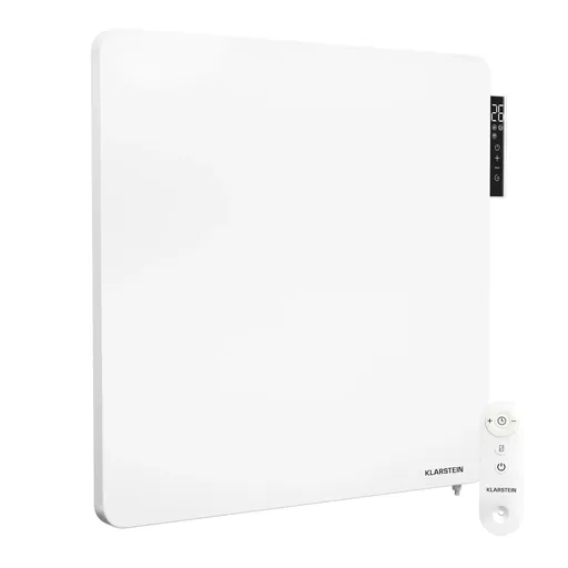 Klarstein Wonderbeam 450 Hibrid Încălzitor cu infraroșu 60 x 60 cm 450 W, cronometru săptămânal, telecomandă.