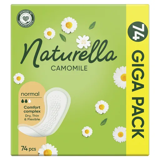 Naturella Absorbante slip Normal Camomile 74 bucăți