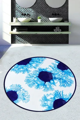 Covoras de baie, L'essentiel Maison, Unravel Circle Djt 200, Multicolor