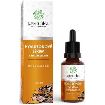 Green Idea Hyaluronic serum with snake venom ser facial pentru ten matur 25 ml